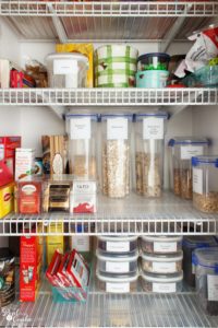 You don't even need the fancy containers to organize your pantry!